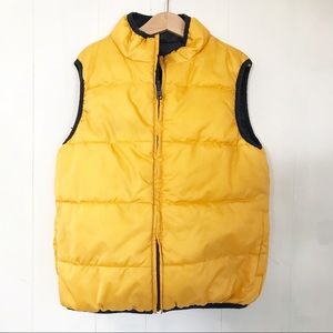 Gymboree | Reversible Puffy Blue & Yellow Vest